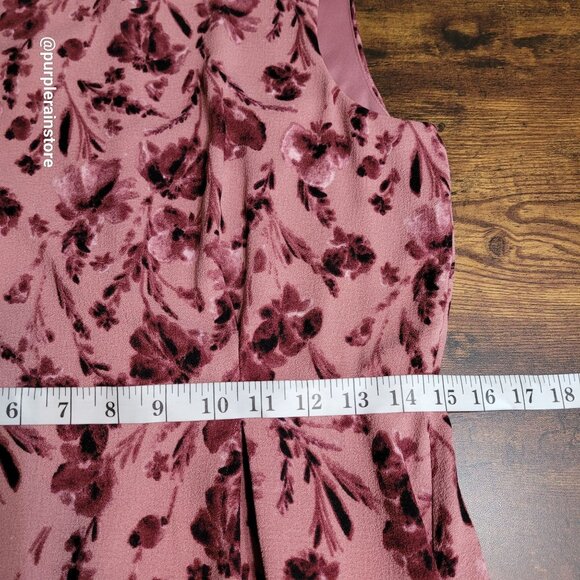 ELLE Floral Fit & Flare Dress M Coquette Ethereal Fairycore Gardencore Country - Picture 7 of 9